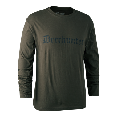 Deerhunter logo T-shirt with long sleeves