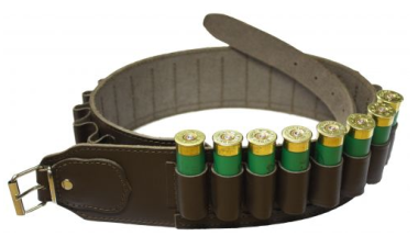SALE - Brown Leather Cartridge Belt