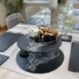 2 Tier Slate Serving Stand - Stag or Pheasant Design