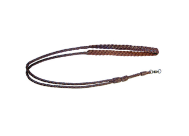 Deluxe Braided Leather Lanyard