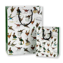 Pheasants gift bag by Bryn Parry - Small
