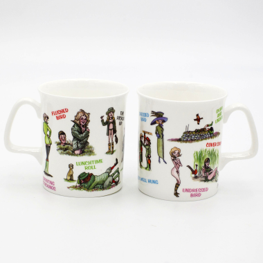Bryn Parry bone china mug - Sex in the country