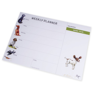 Bryn Parry weekly planner - Working Dog