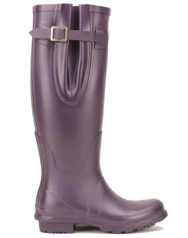 Rockfish adjustable everyday lady wellington boot - Purple