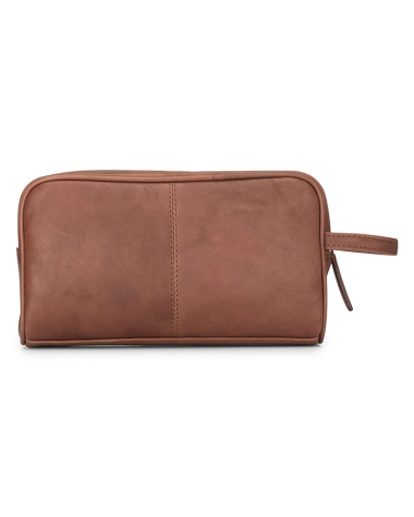 Hoggs of fife Monarch Leather Wash Bag