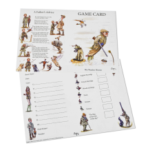 10 Shoot Game Cards - Wet Weather Warrior by Bryn Parry