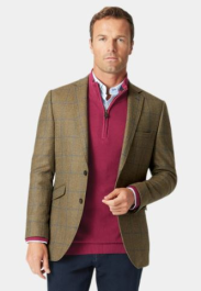 Brook Taverner Breedon Pure New Wool Check Jacket