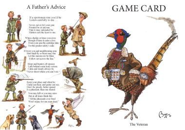 10 Shoot Game Cards - The Veteran by Bryn Parry