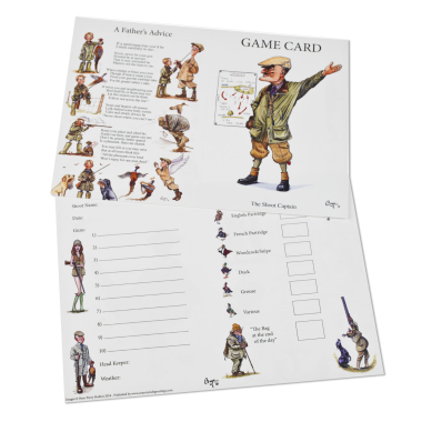 10 Shoot Game Cards - The Shoot Captain by Bryn Parry