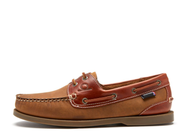 Chatham Bermuda II G2 - Walnut/Seahorse Leather Boat Shoes-Mens
