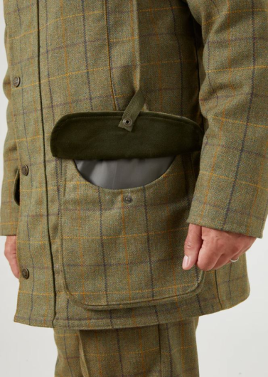Alan Paine Rutland men`s tweed waterproof shooting coat