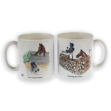 Horse Riding Mug. Very Cross Country by Bryn Parry
