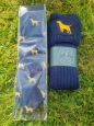 Golden Labrador Sock & Tie Combo