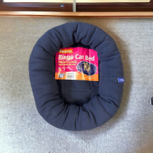 Pennine Ringo Donut Cat Bed-Navy Blue