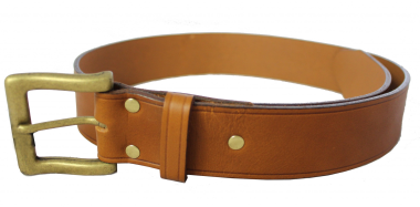 Men's Plain Leather Belt
