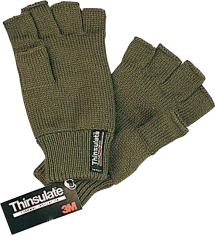 Thinsulate Fingerless Mitts By Bisley