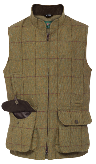 Alan Paine Rutland Kids Tweed Waistcoat (Lichen)