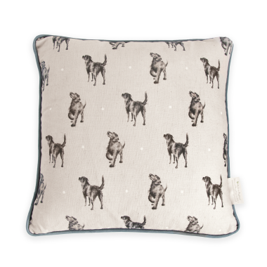 Walkies Labrador Cushion by Wrendale Designs
