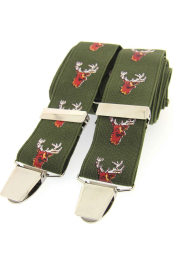 Stag Braces - Green