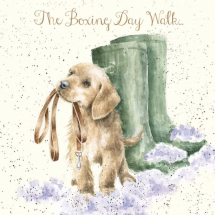 'The Boxing Day Walk' Christmas Card