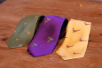 Printed Silk Tie with Standing Pheasant