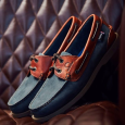 Bermuda II G2 - Navy/Seahorse Leather Boat Shoes-Mens