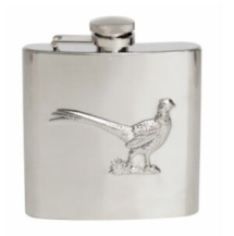 Hip Flask 6oz Pheasant Design