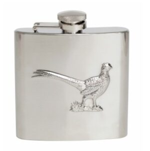Hip Flask 6oz Pheasant Design
