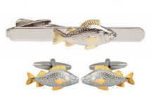 Dalaco Fish Cufflinks and Tie Clip Set