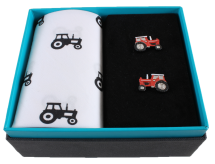 Dalaco Tractor Handkerchief & Cufflink Set