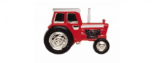 Tractor Red Tie Tac