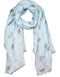 'Feather and Forelocks' Scarf by Wrendale