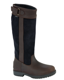 Hoggs of Fife Cleveland Ladies Country Boots-Brown and Navy
