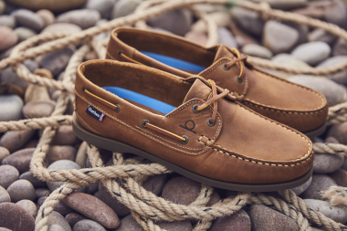 Chatham Deck II G2 Premium Leather Boat Shoes-Mens-Walnut