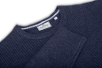 Borders Ribbed Knit Pullover