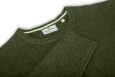 Borders Ribbed Knit Pullover