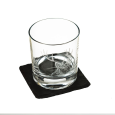 Stag Engraved Style Glass Tumbler with Slate Coaster Gift Set