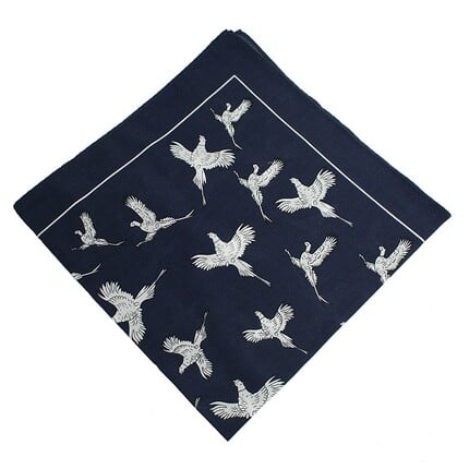 Cotton Pheasant Handkerchief